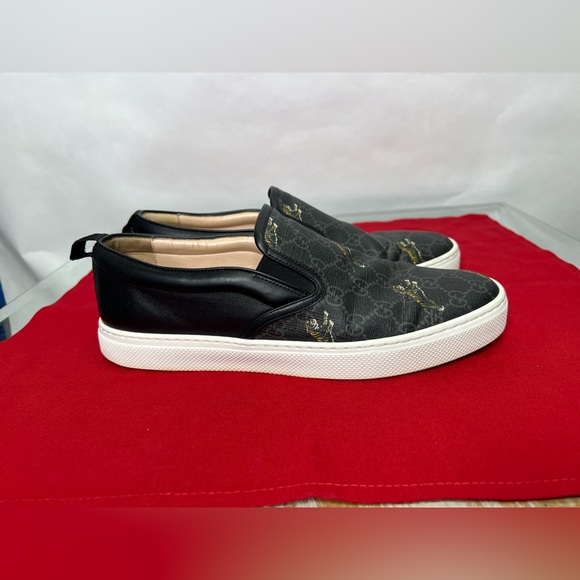 Gucci Tiger Slip on Monogram GG Print - Picture 2 of 10